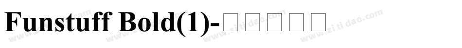 Funstuff Bold(1)字体转换